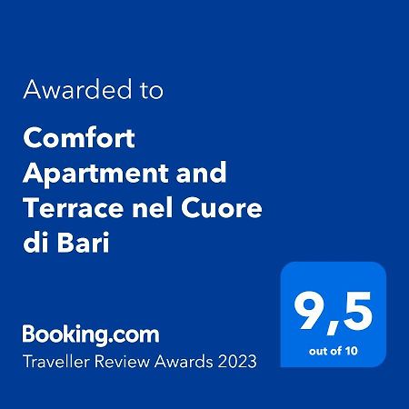 Comfort Apartment And Terrace Nel Cuore Di Bari Zewnętrze zdjęcie